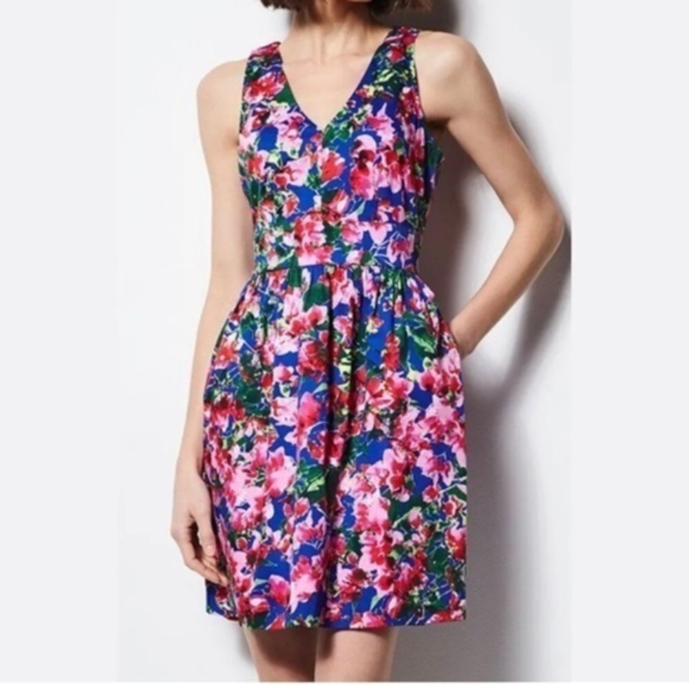 MILLY for DesigNation Print Fit & Flare Dress size 10